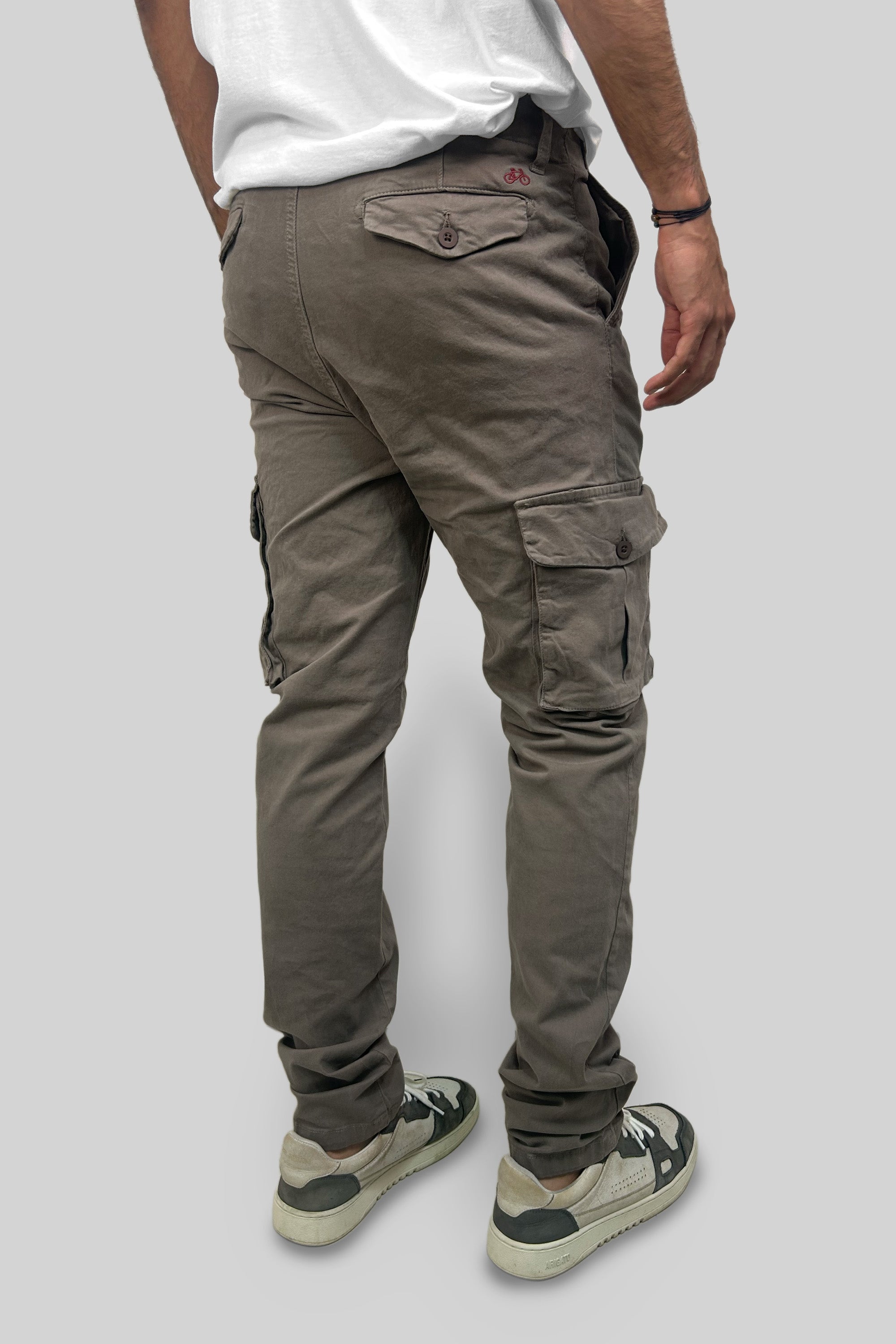 PANTALON CARGO OLIVA
