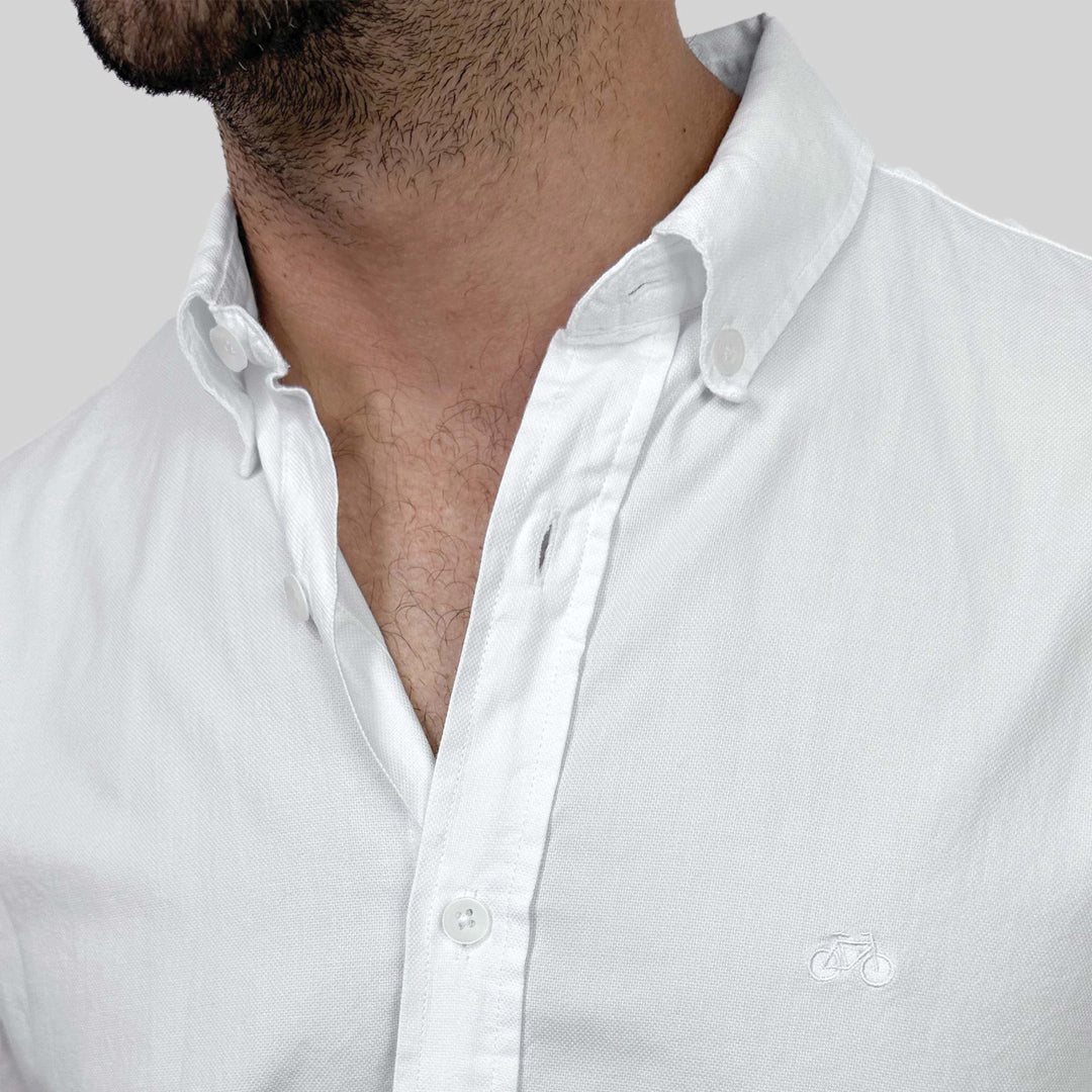 CAMISA OXFORD PIMA BLANCA