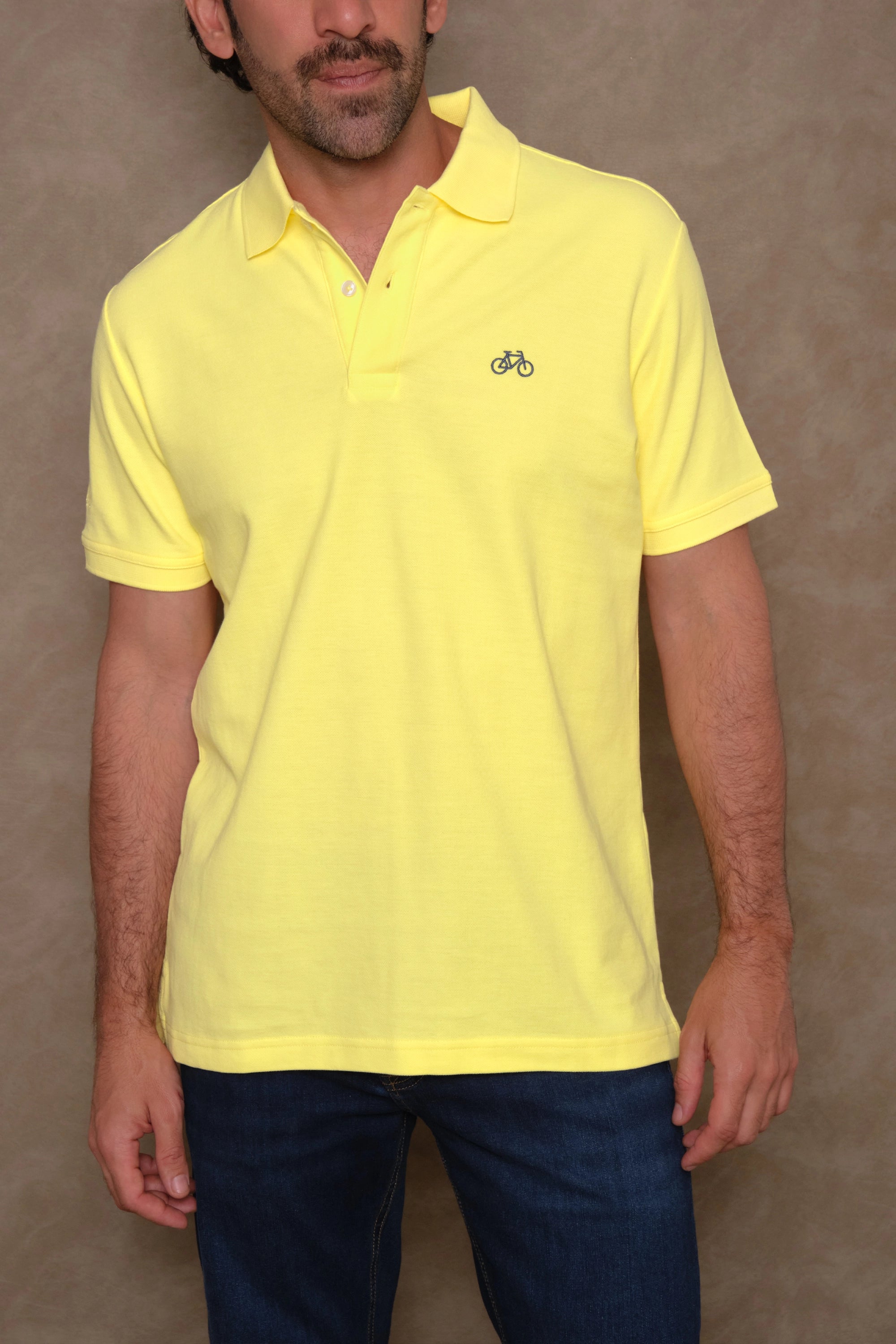 POLO MANGA CORTA BANANA