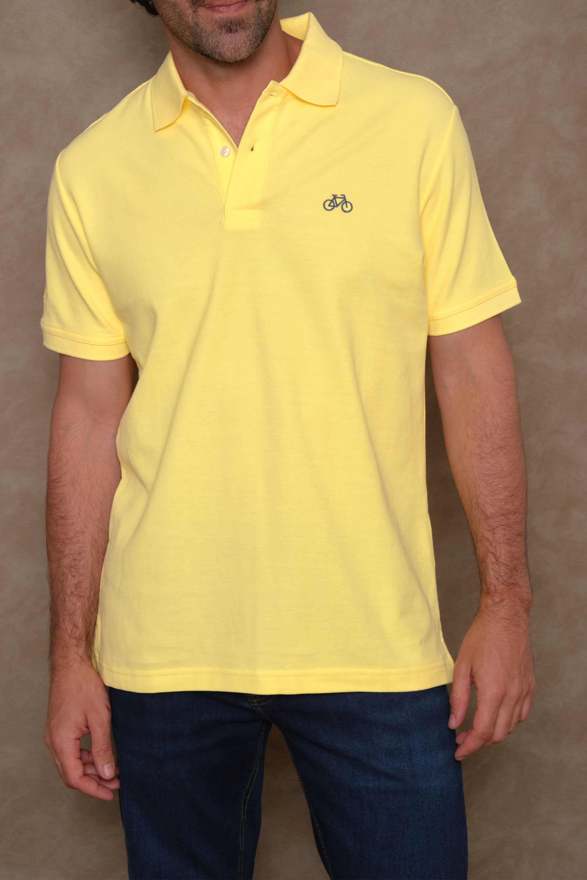 POLO MANGA CORTA BANANA