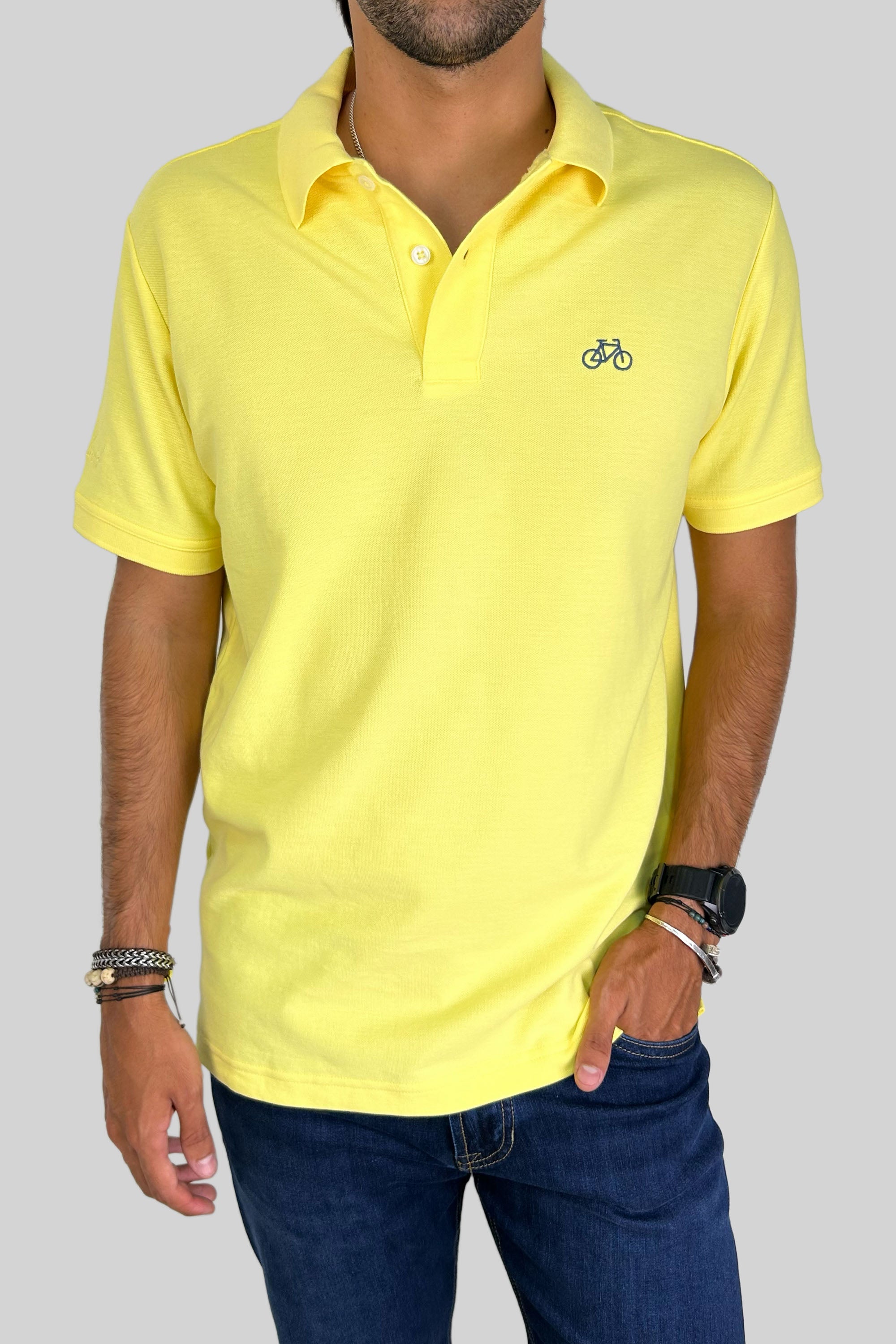 POLO MANGA CORTA BANANA