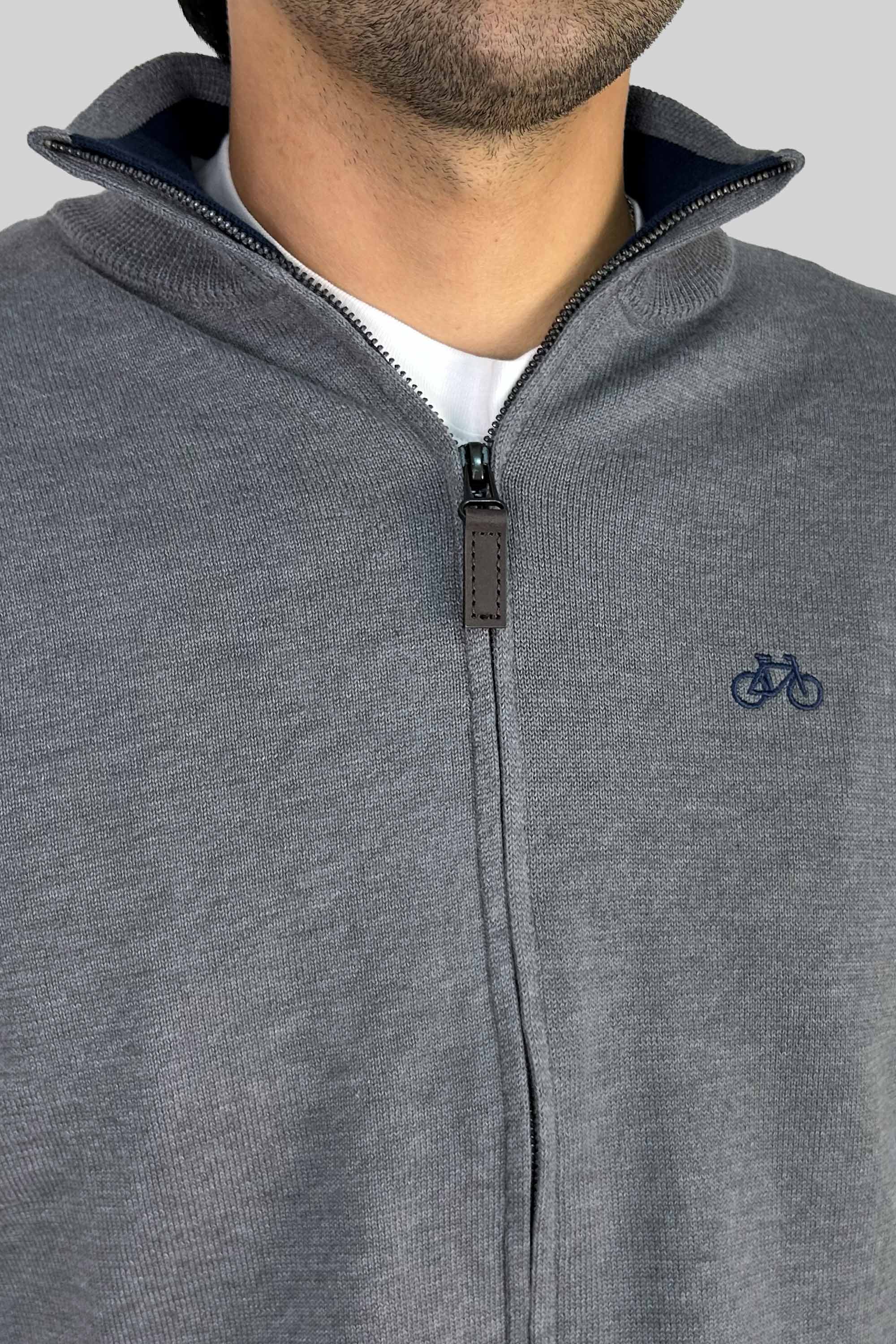 SACO FULL ZIP STEEL