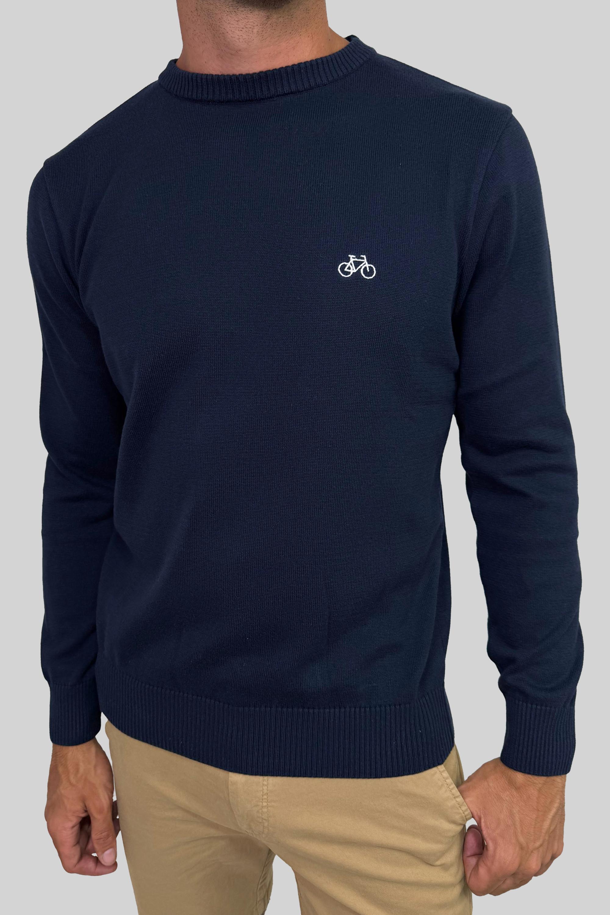 SACO CUELLO REDONDO NAVY