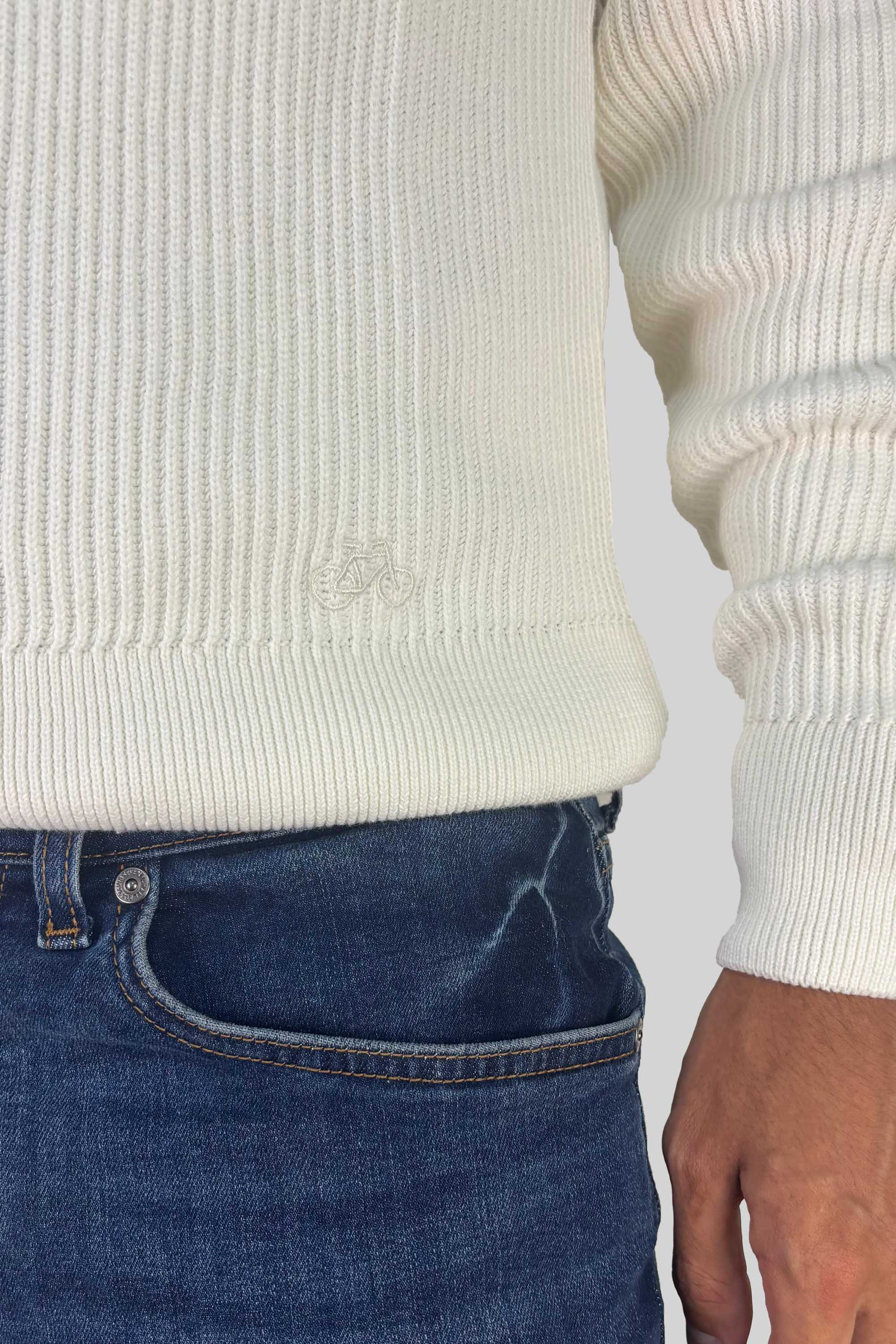 SACO LINED COLLAR OFF WHITE