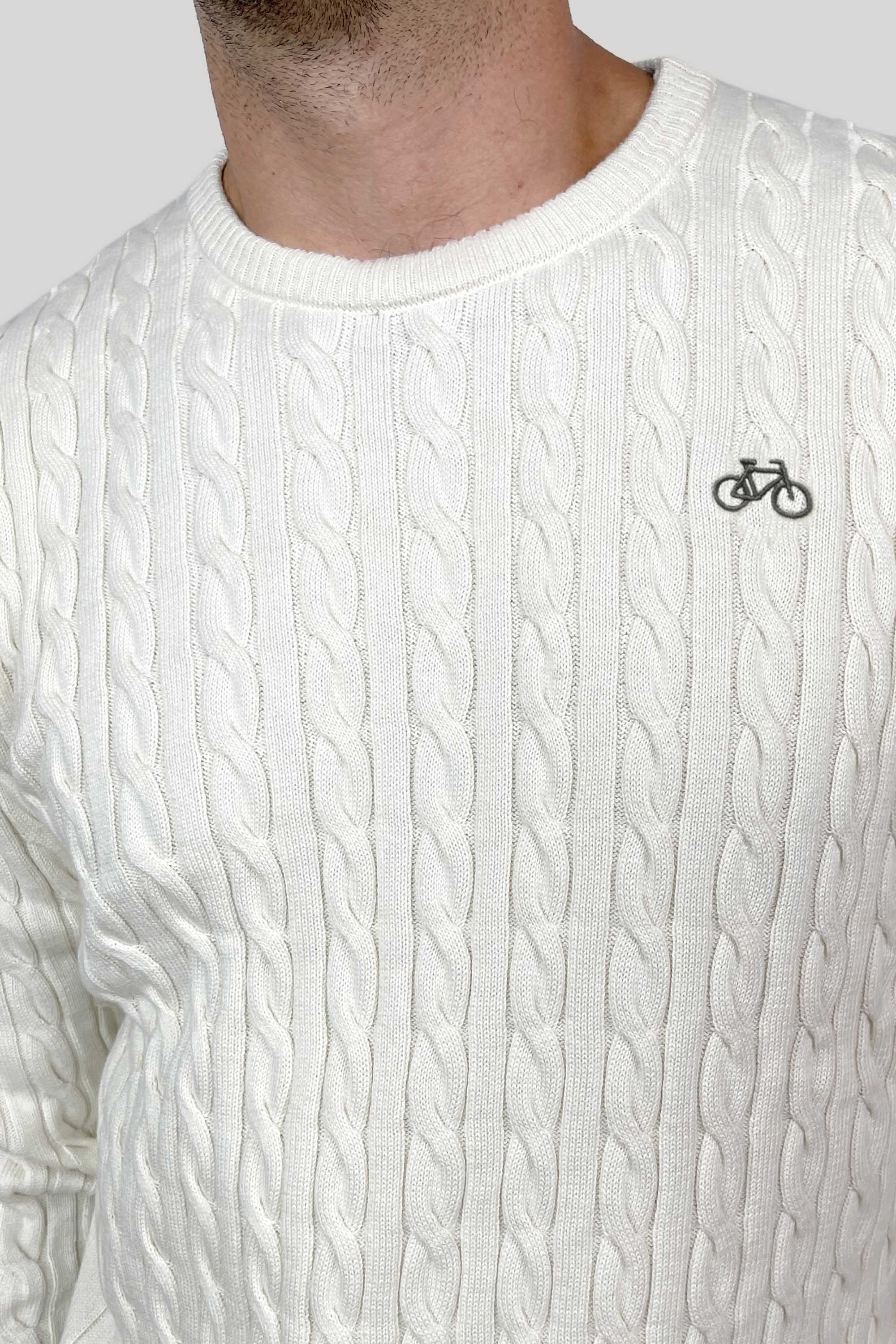 SACO TRENZADO OFF WHITE