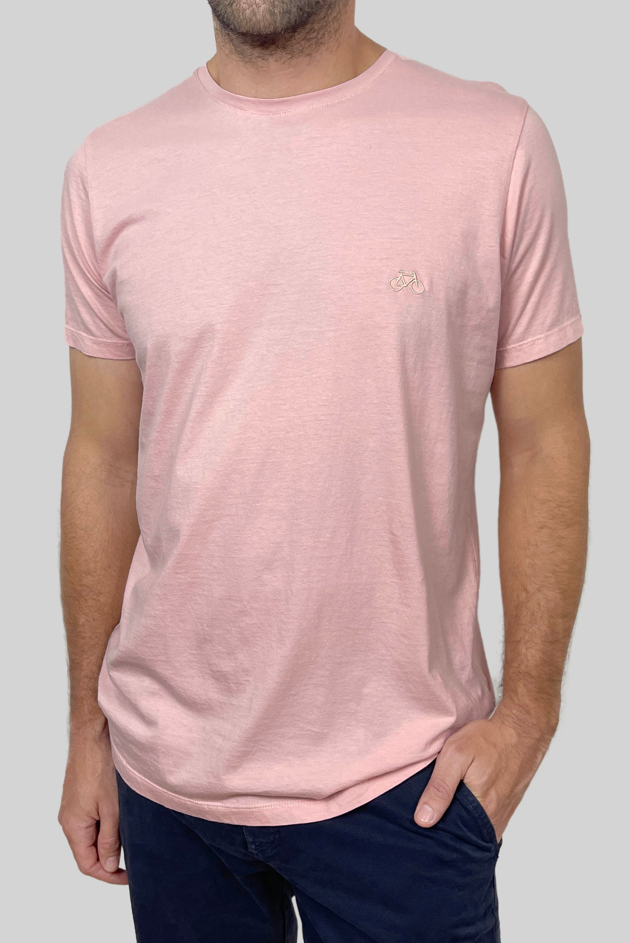 CAMISETA BÁSICA ROSADA