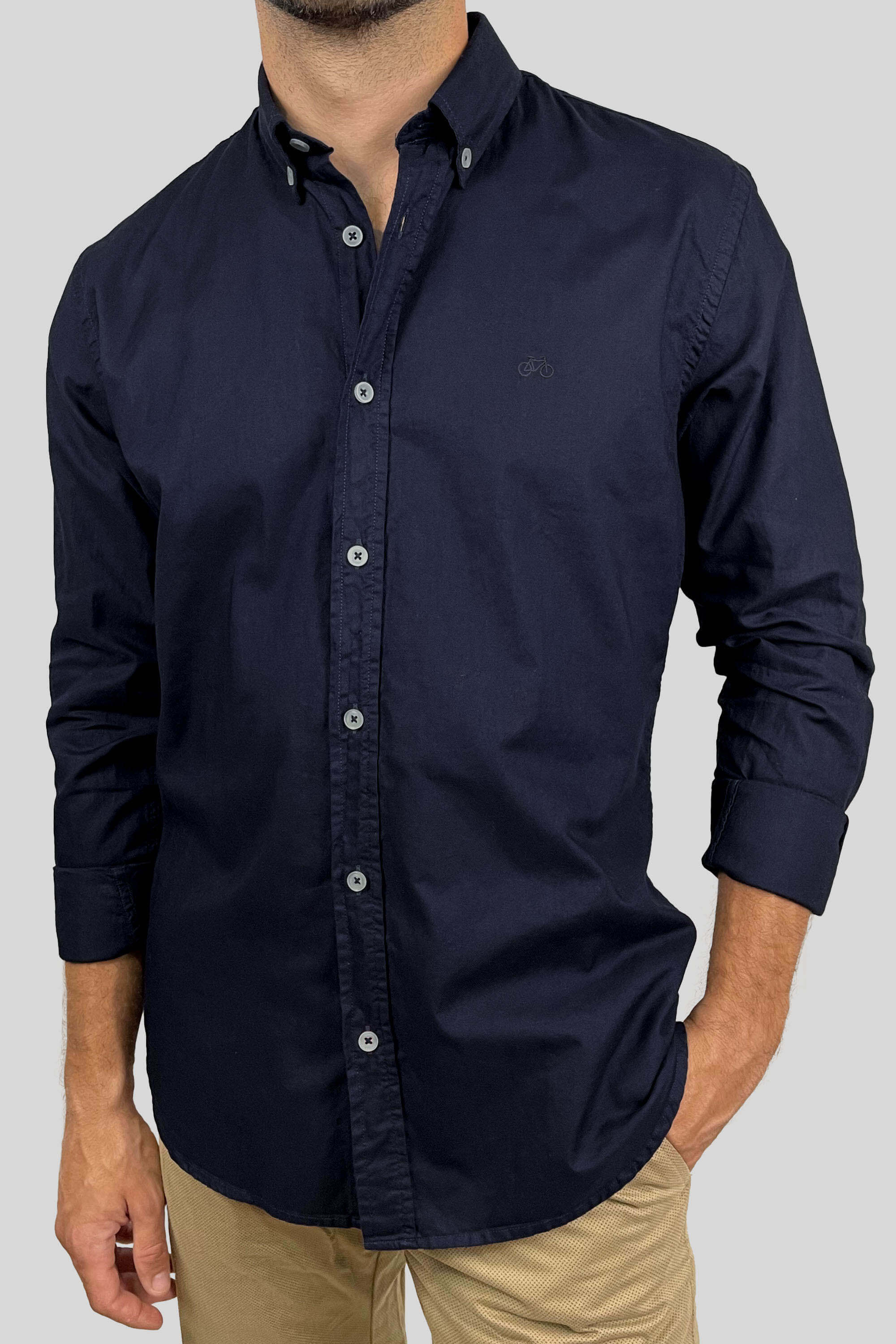 CAMISA OXFORD AZUL NAVY