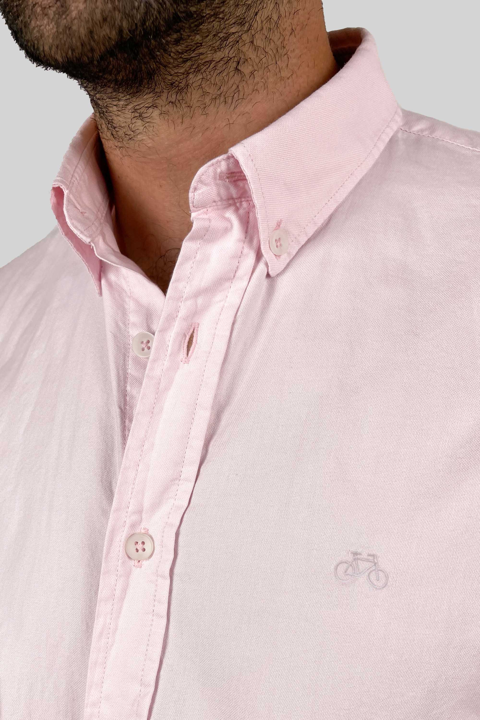 CAMISA OXFORD BABY PINK