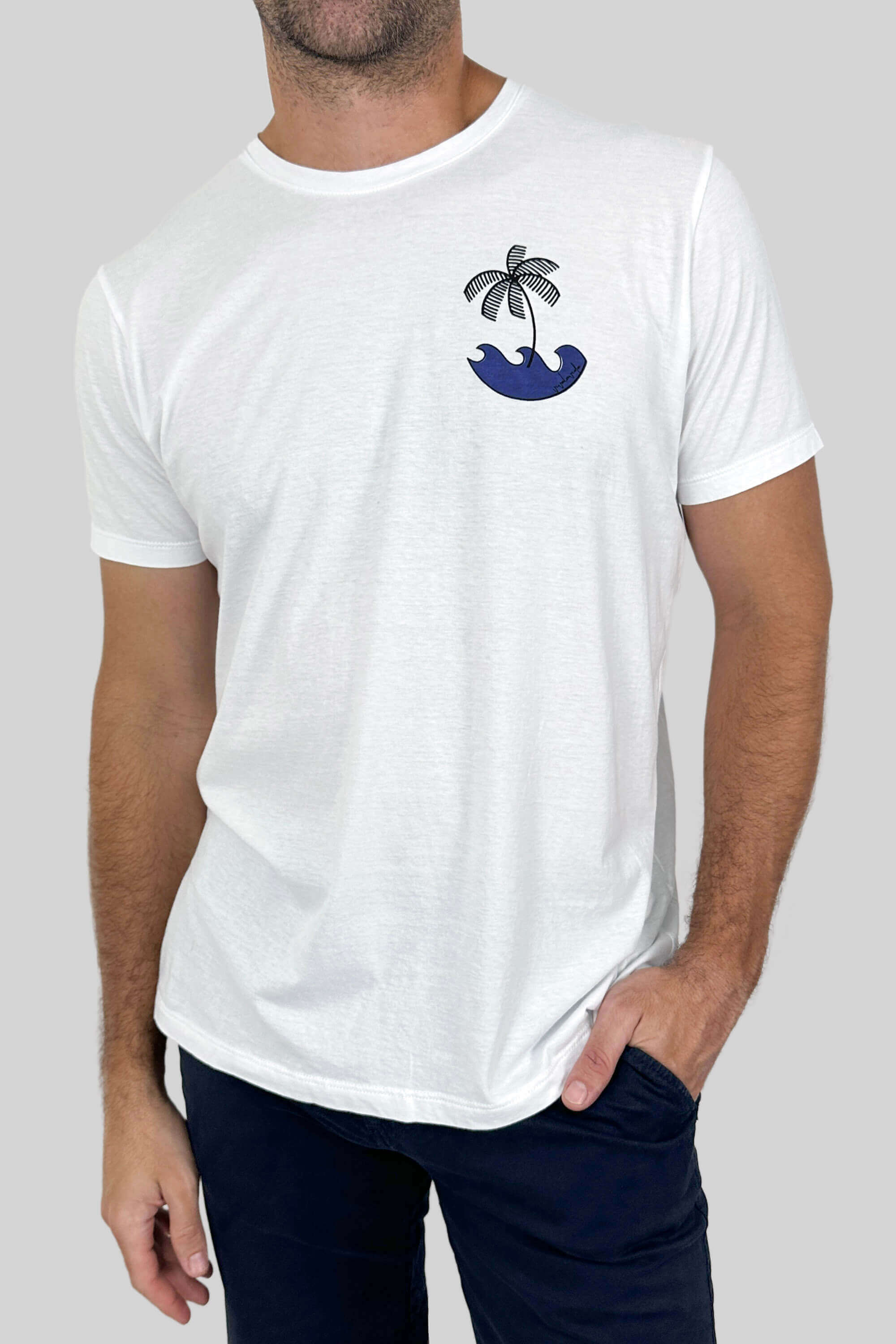 CAMISETA BLUE PASTEL BEACH