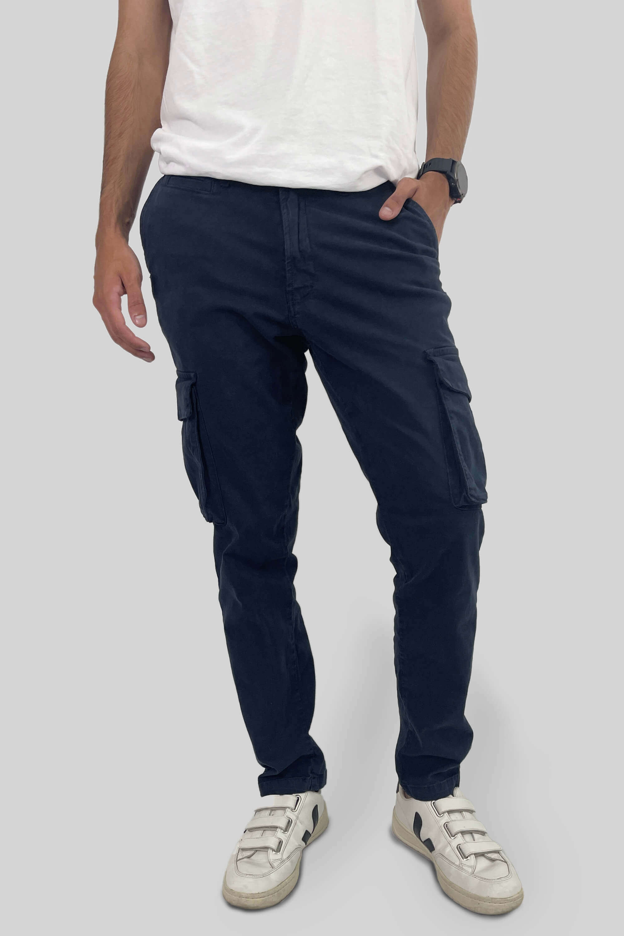 PANTALON CARGO AZUL NAVY