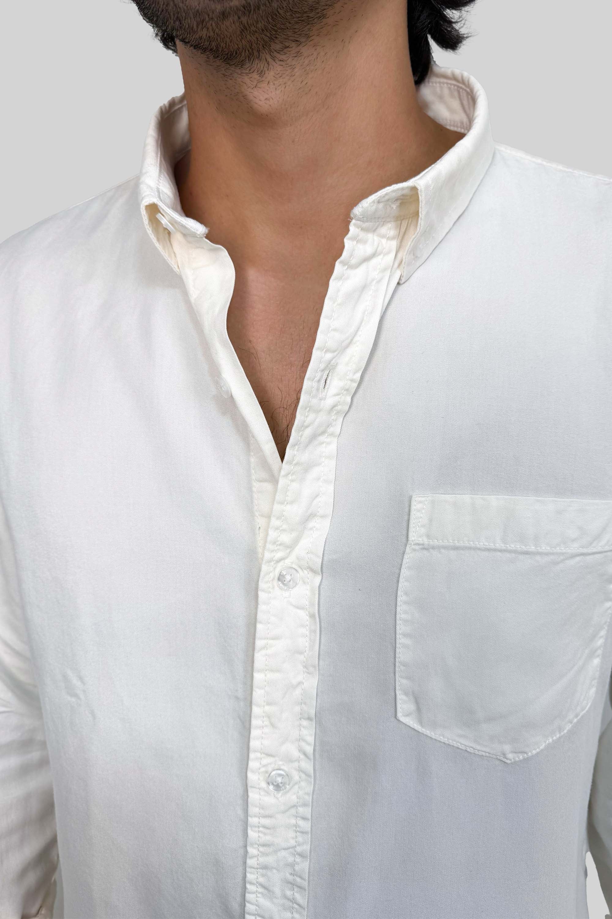CAMISA LYOCELL CREAM