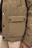 QUILTED JACKET MOCHA
