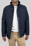 QUILTED JACKET NAVY