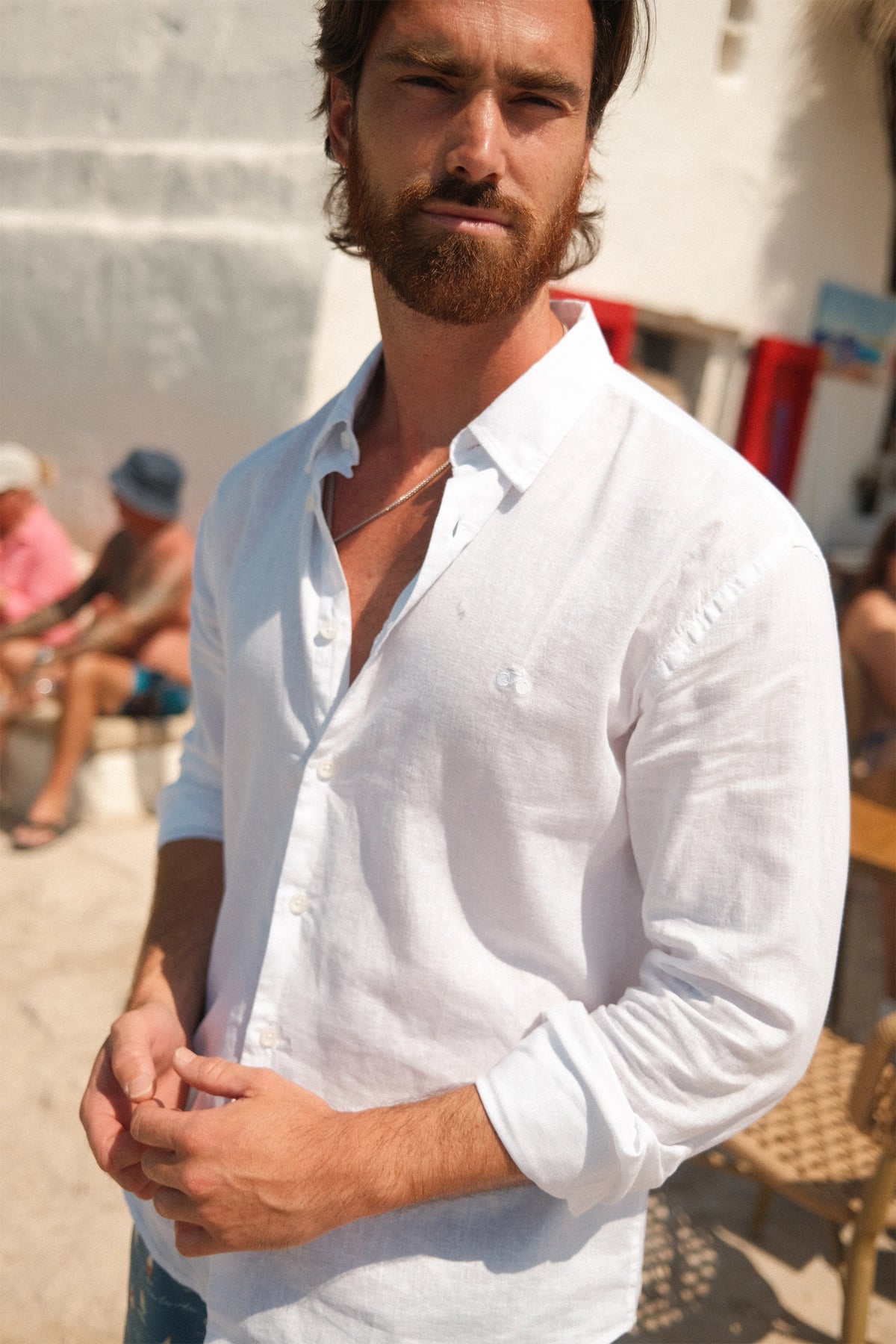 CAMISA LINO BLANCO