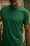 Camiseta basica para hombre verde Viva la Vida
