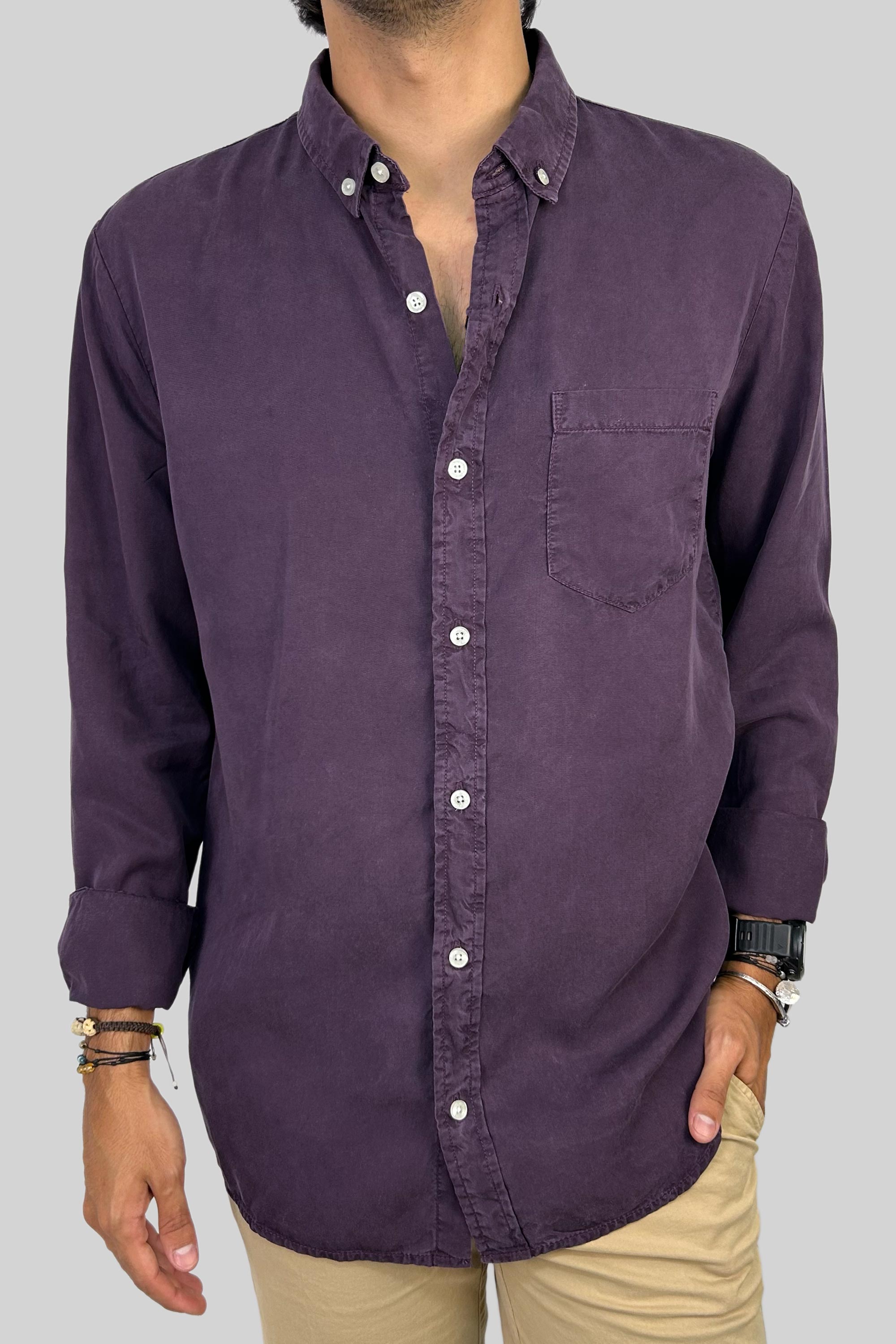 CAMISA LYOCELL PLUM