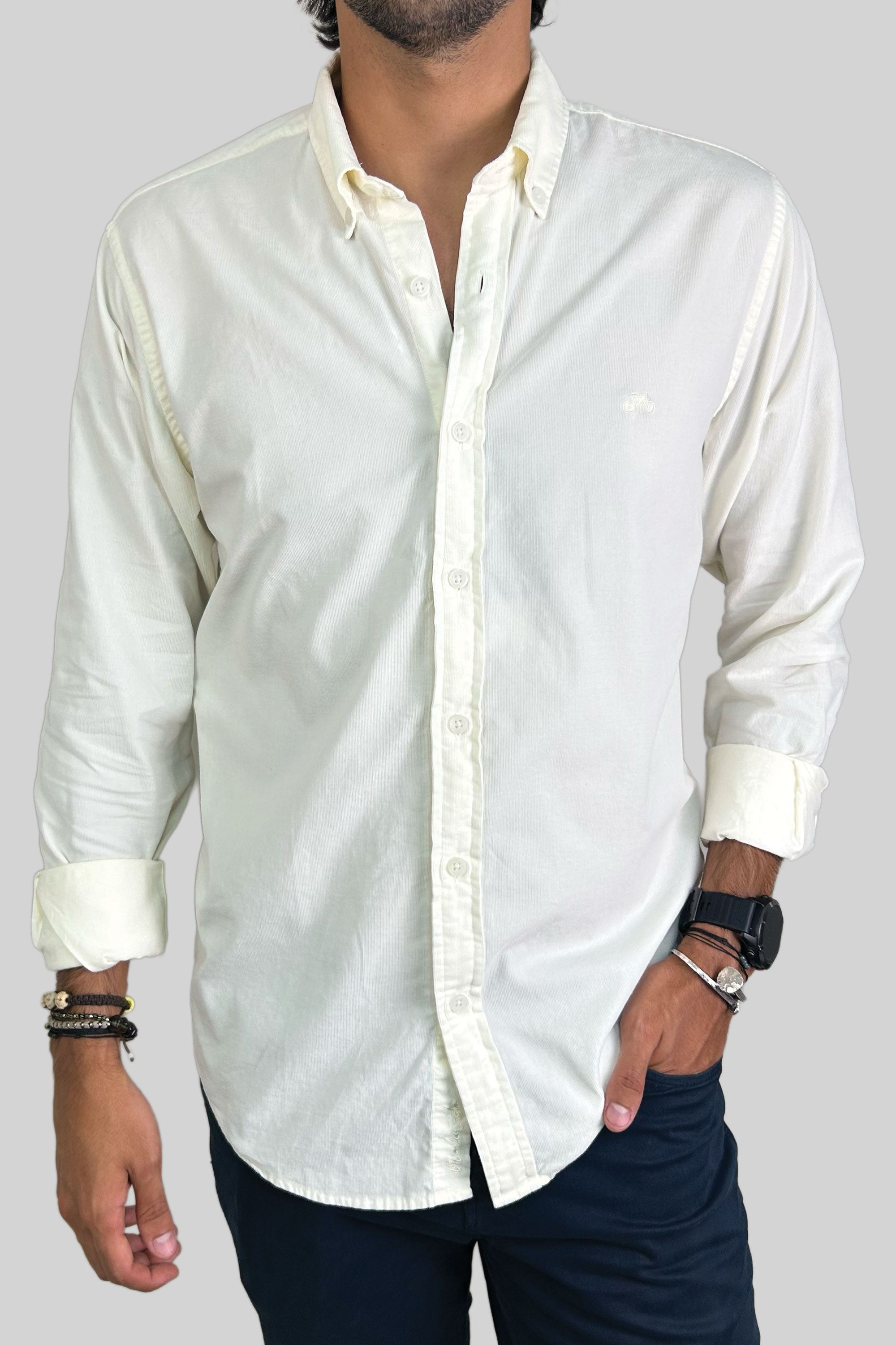 CAMISA PANA OFF WHITE