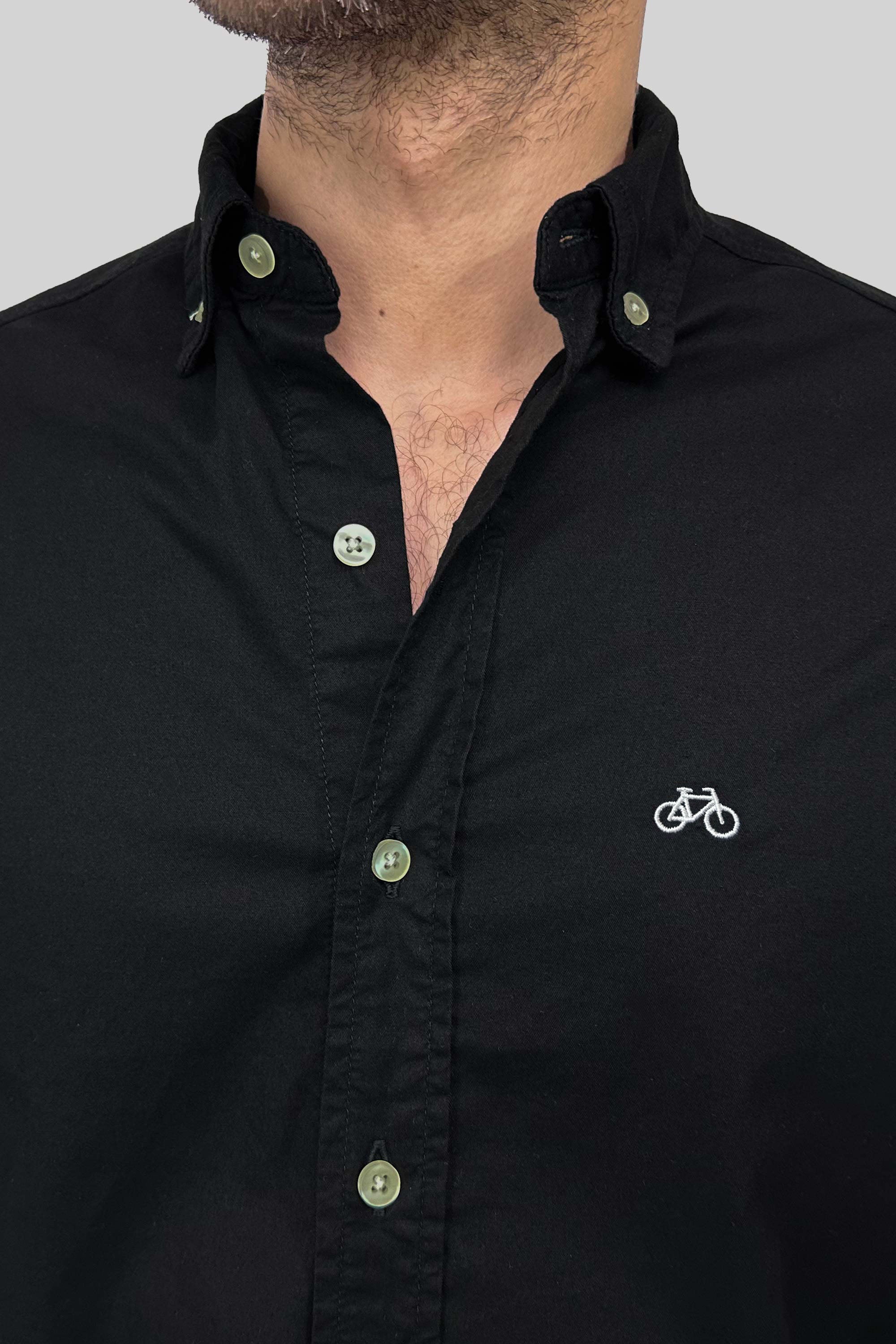 CAMISA SAN JACINTO NEGRA
