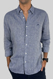 CAMISA LINO INDIGO