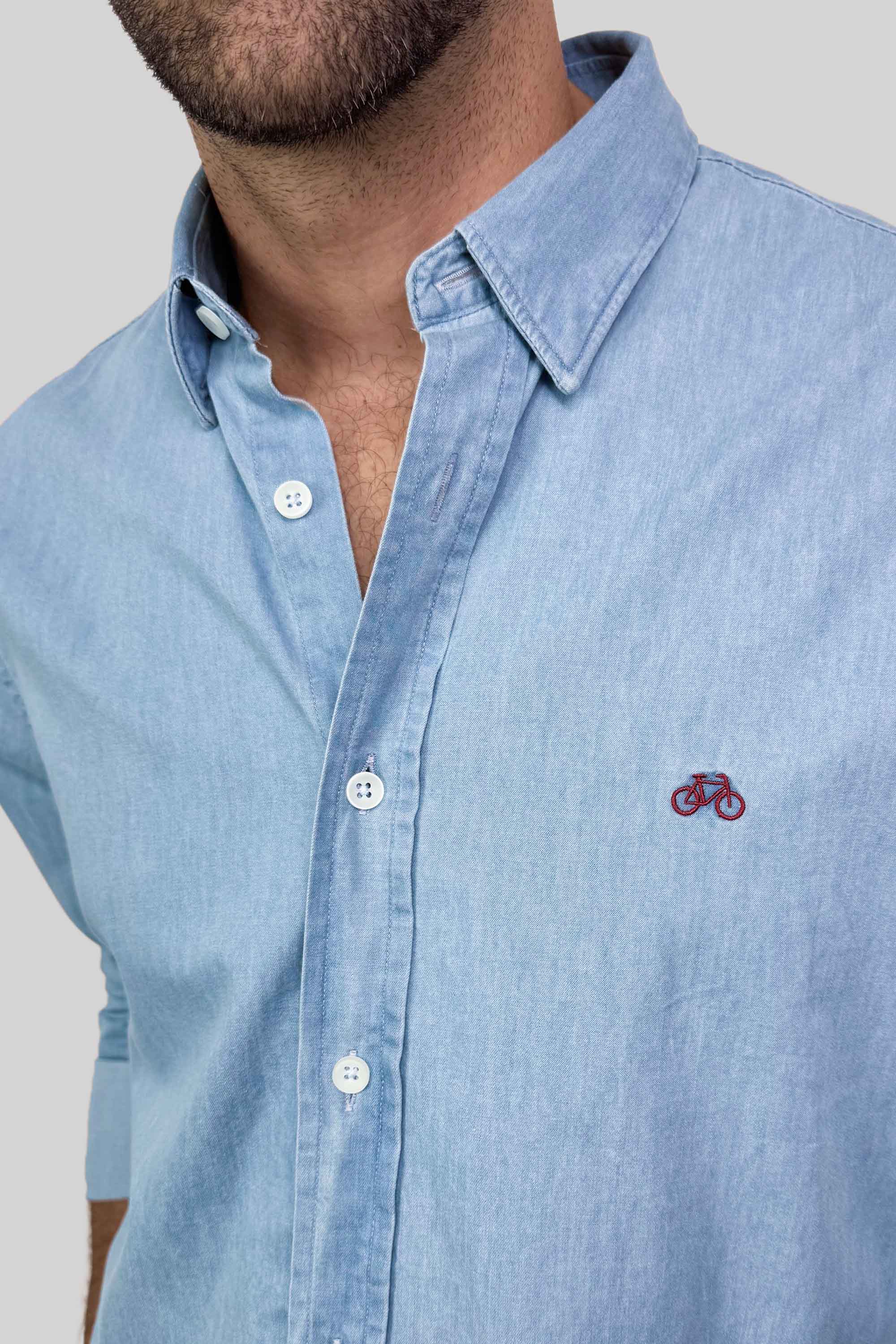 CAMISA DENIM CLARO