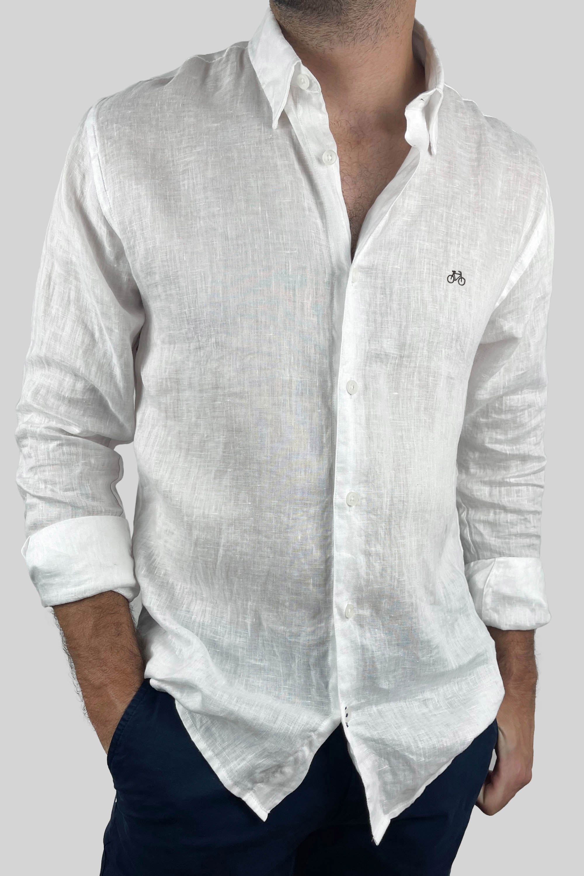 CAMISA LINO BLANCO