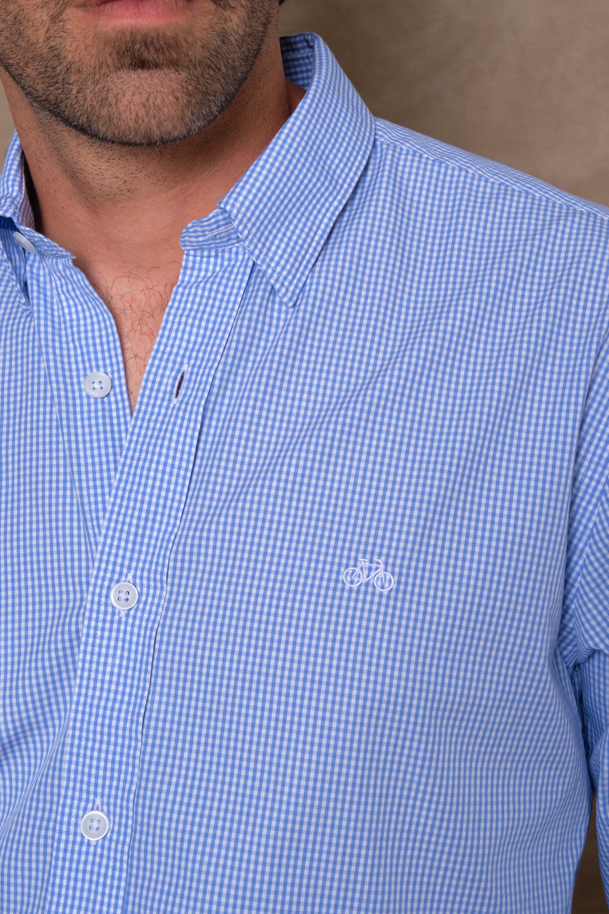 CAMISA MINI BLUE CHESS