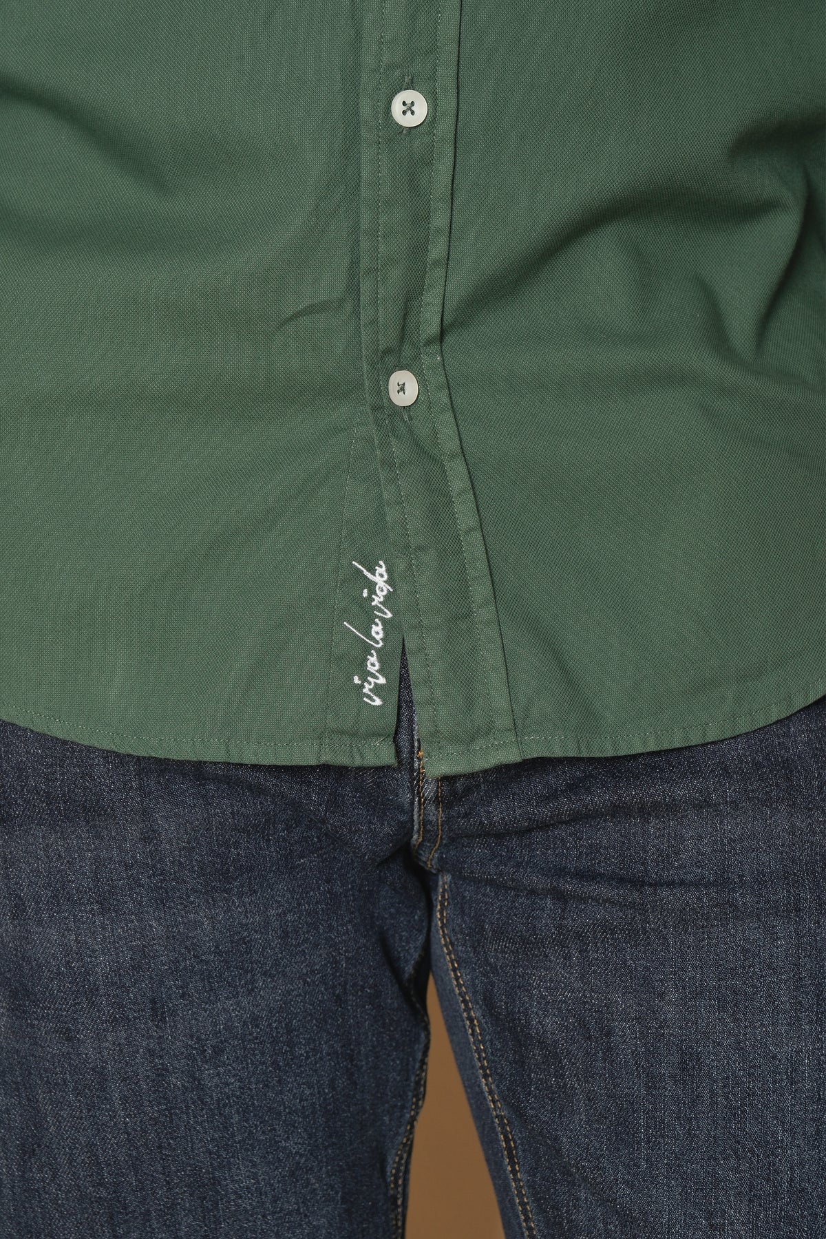 CAMISA OXFORD PIMA EVERGREEN
