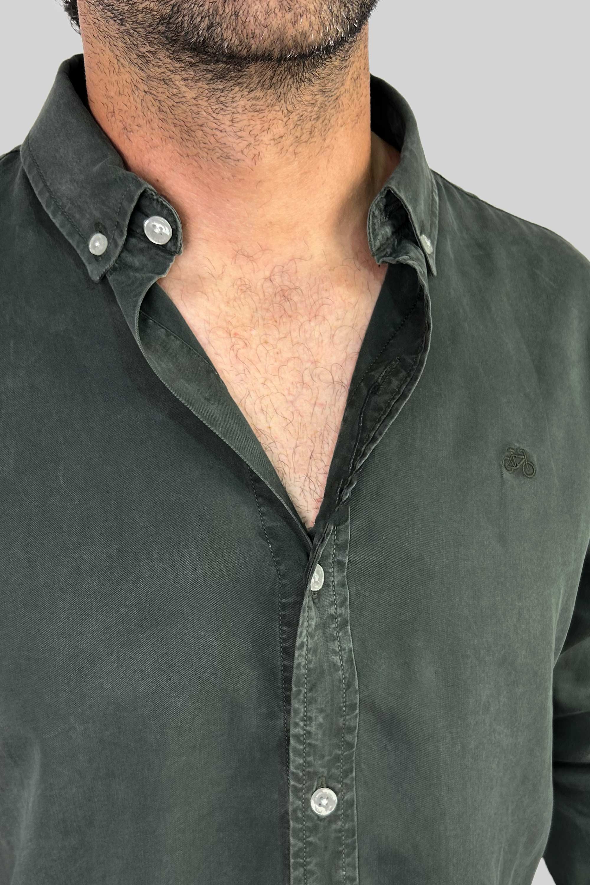 CAMISA LYOCELL NP OLIVE