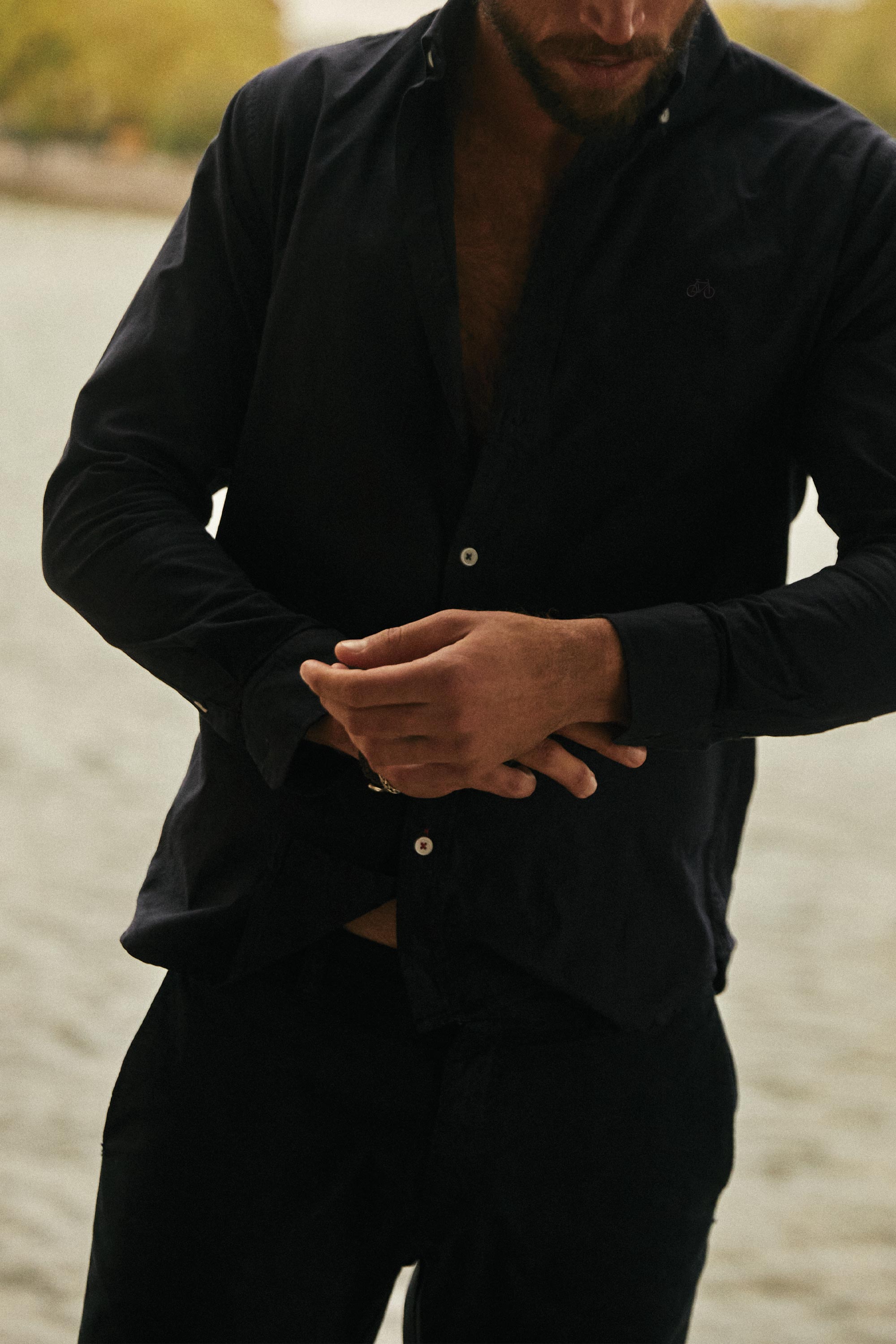 CAMISA OXFORD AZUL NAVY