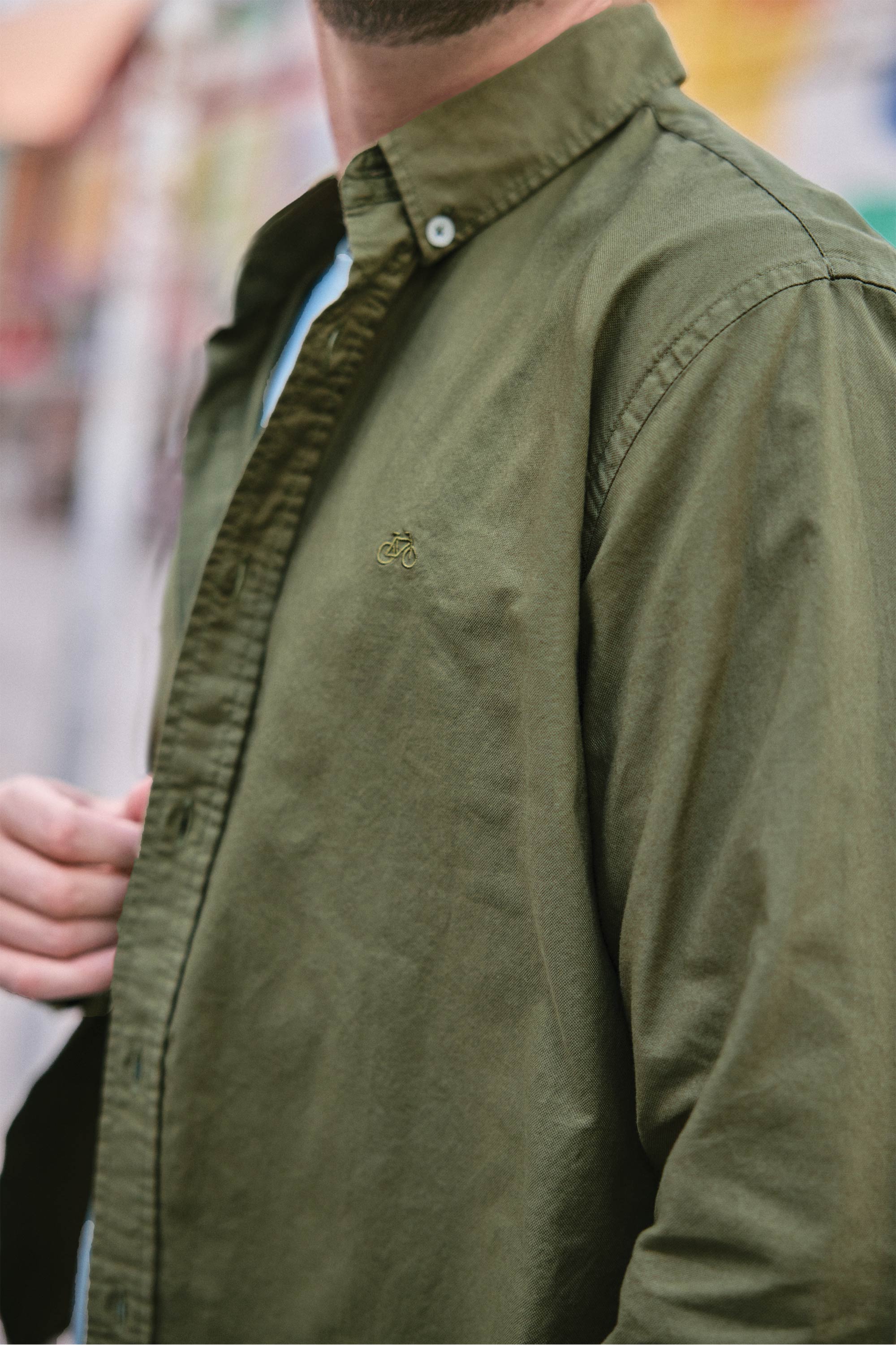 CAMISA OXFORD MILITAR