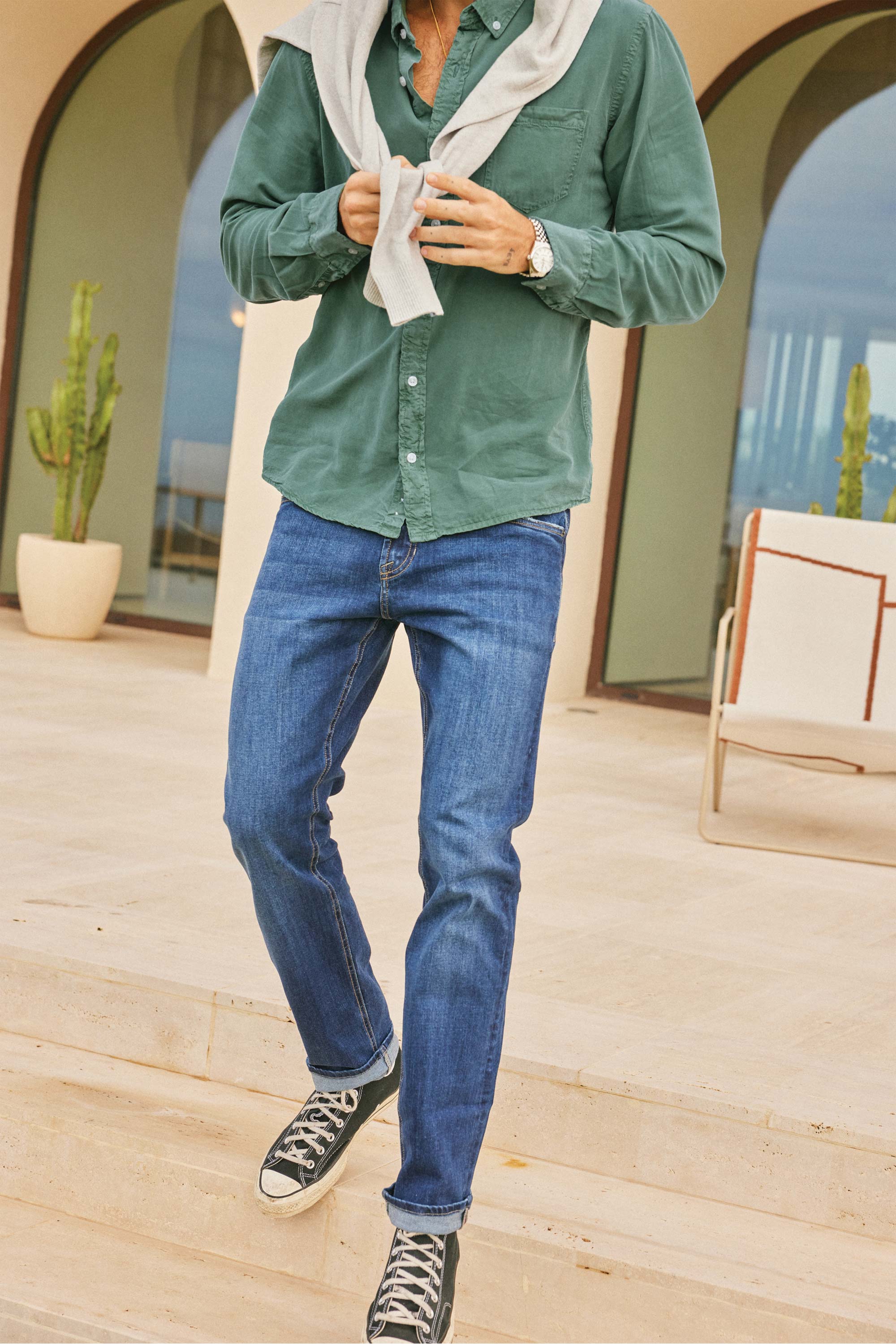 CAMISA LYOCELL MOSS