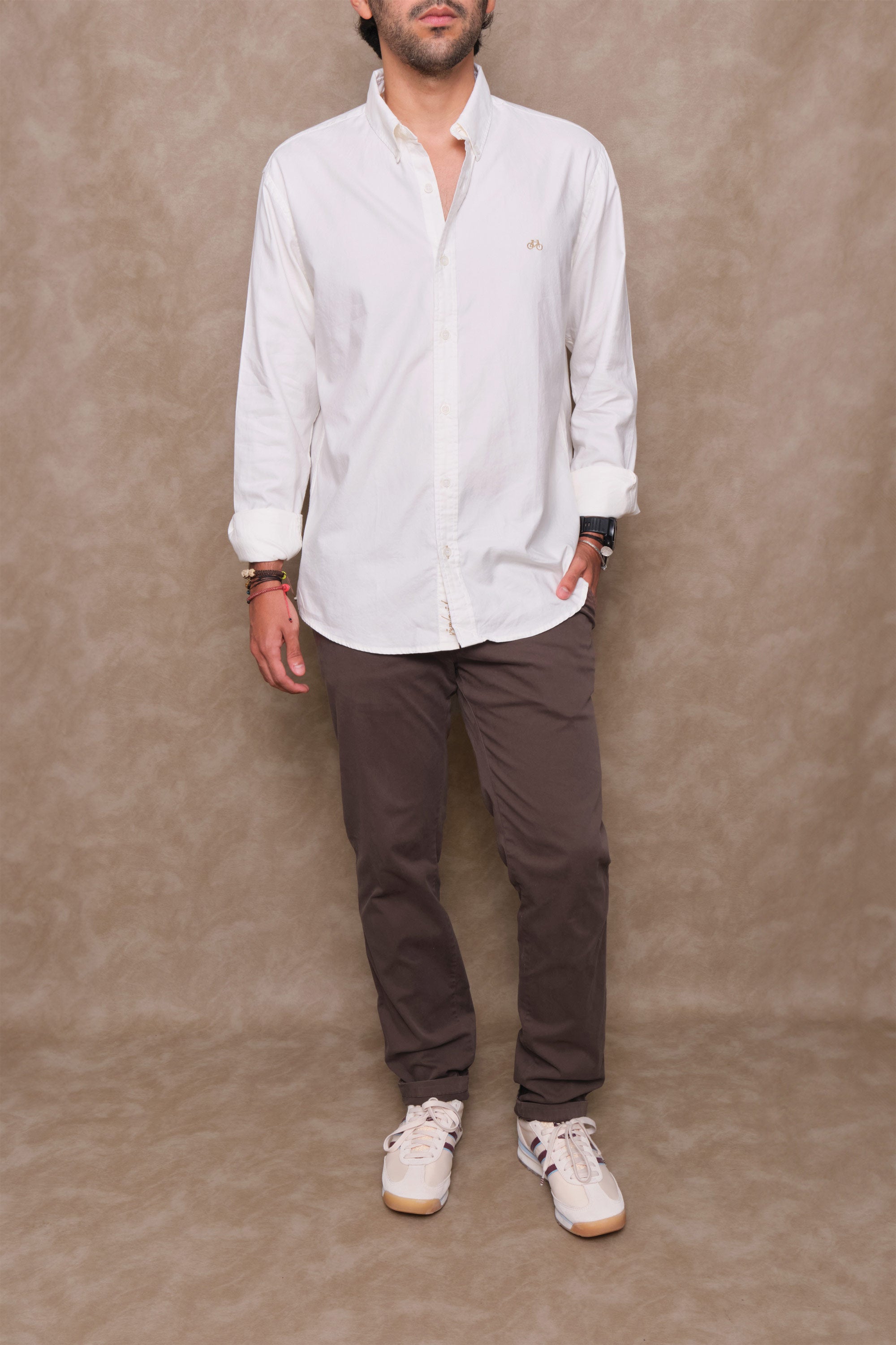 CAMISA OXFORD BONE