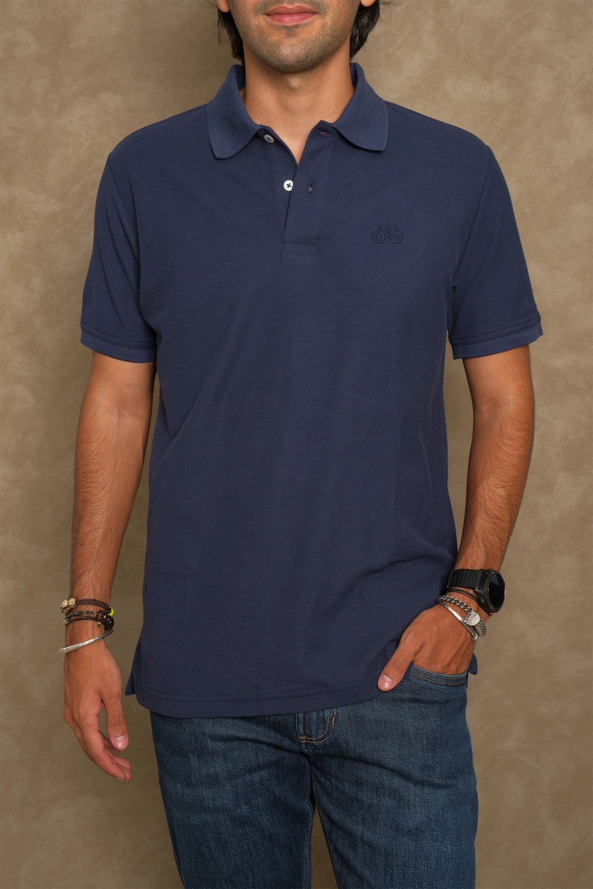 POLO MANGA CORTA NAVY