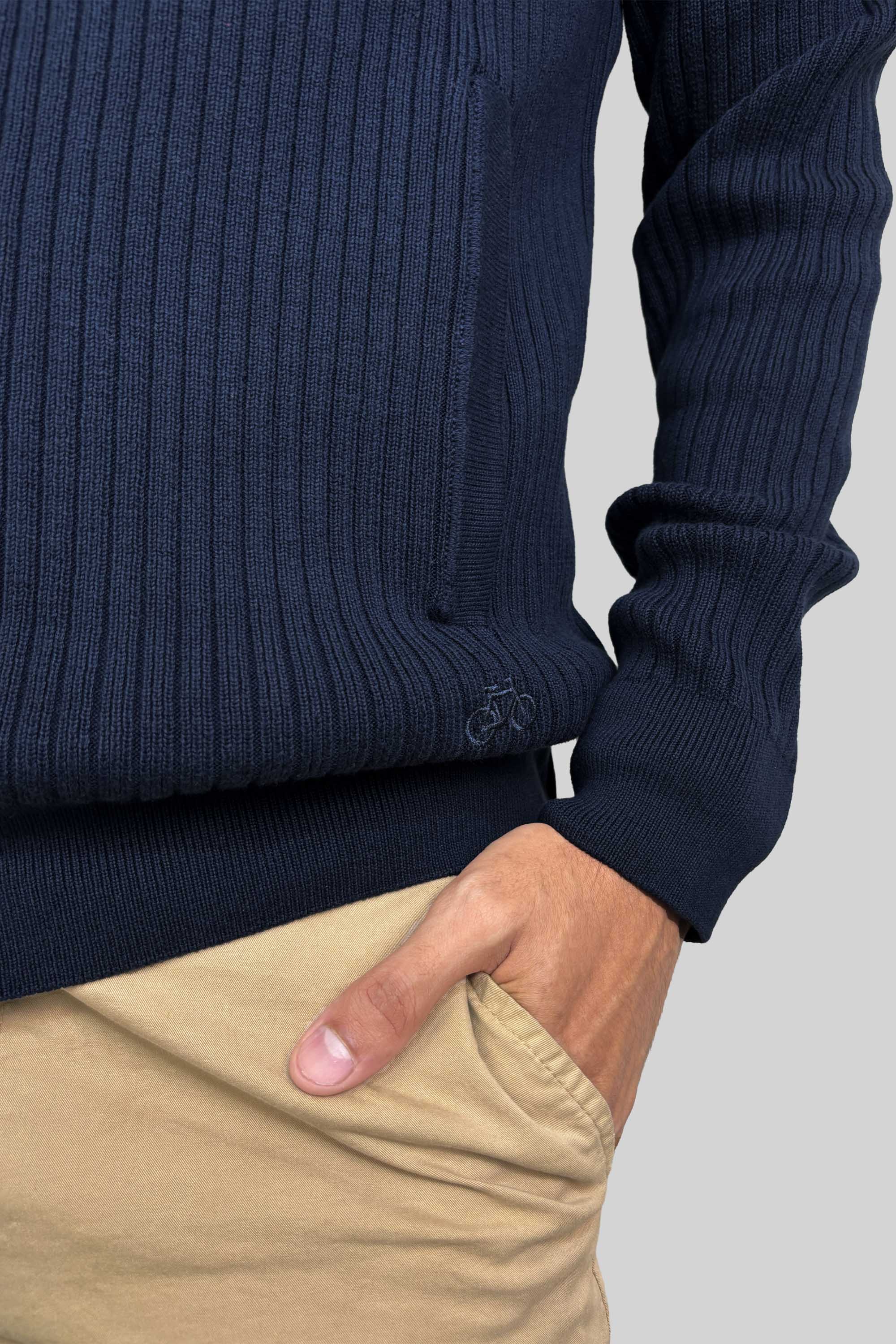SACO LINED FULL ZIP NAVY