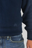 SACO LINED COLLAR NAVY