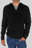 SACO LINED COLLAR NEGRO