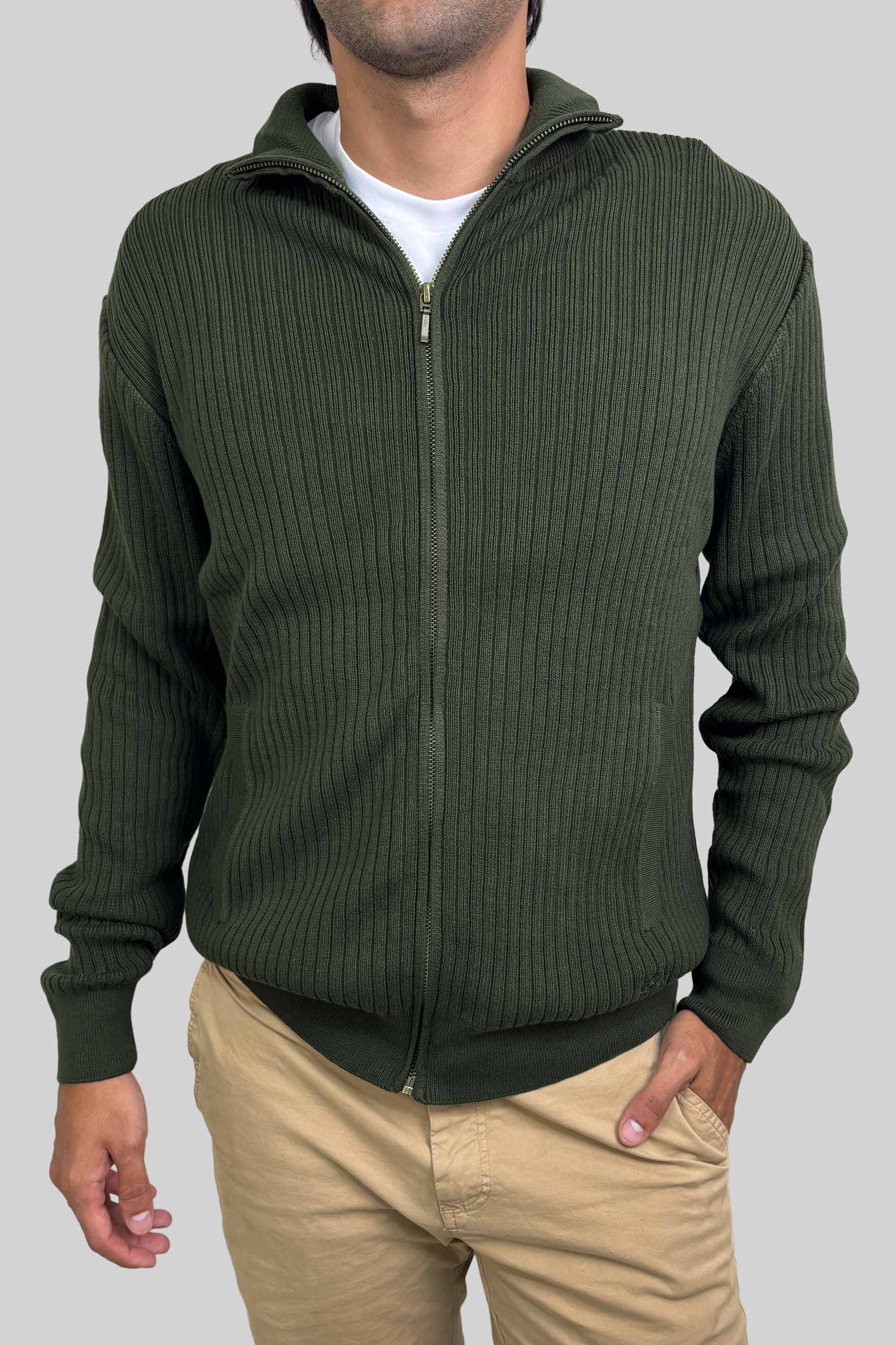 SACO LINED FULL ZIP MILITAR