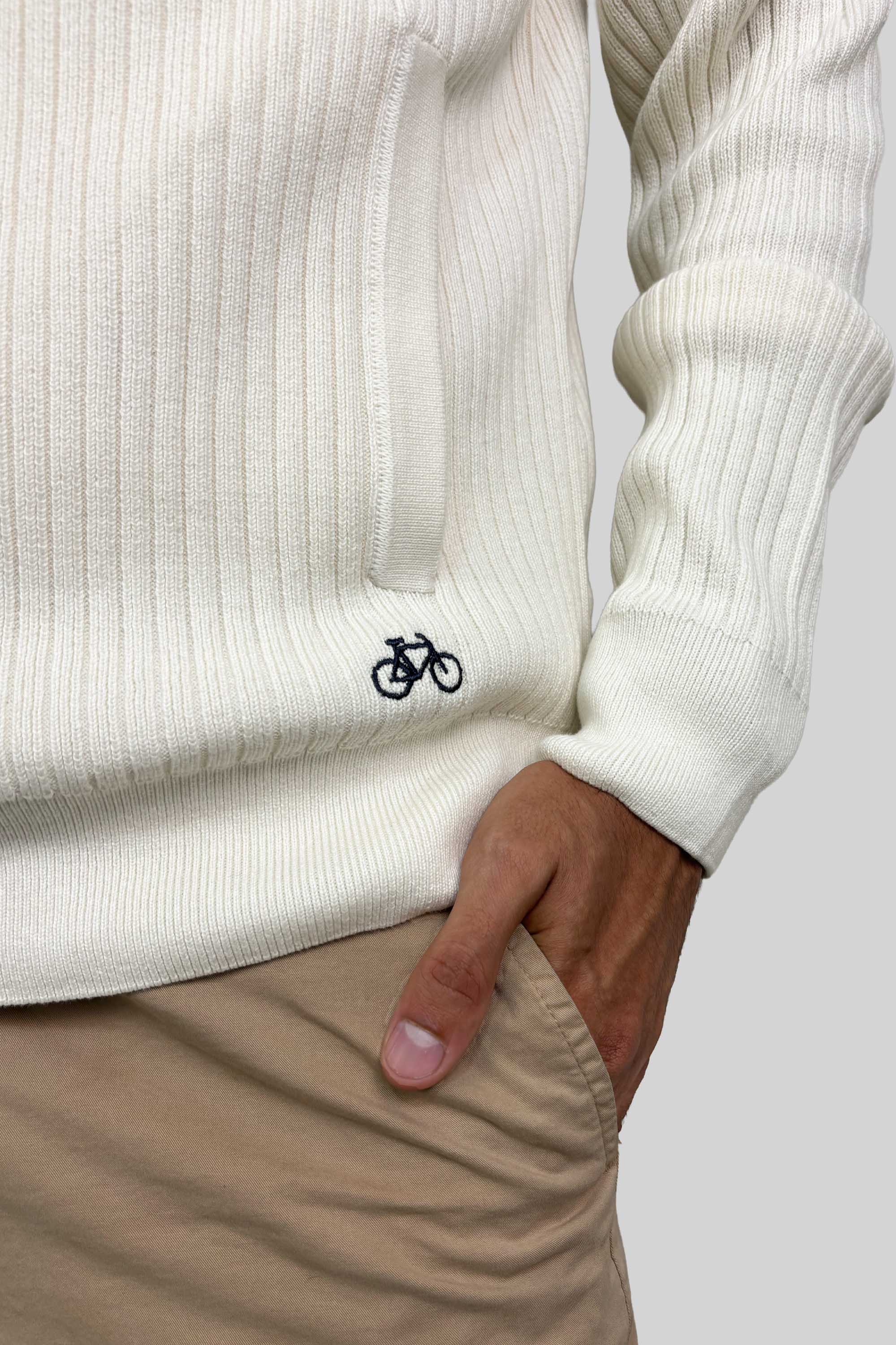 SACO LINED FULL ZIP OFF WHITE