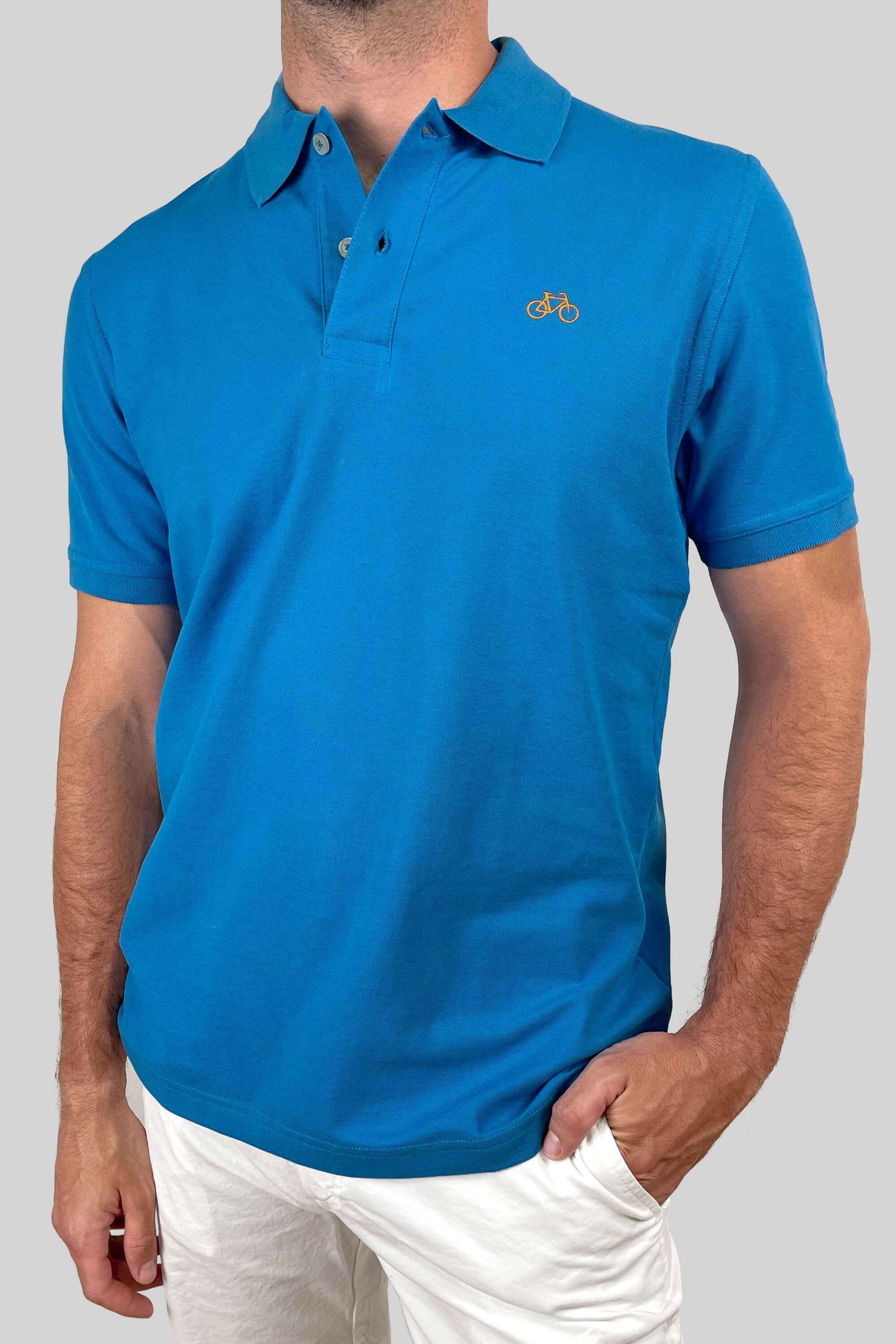 POLO MANGA CORTA BLUE INK